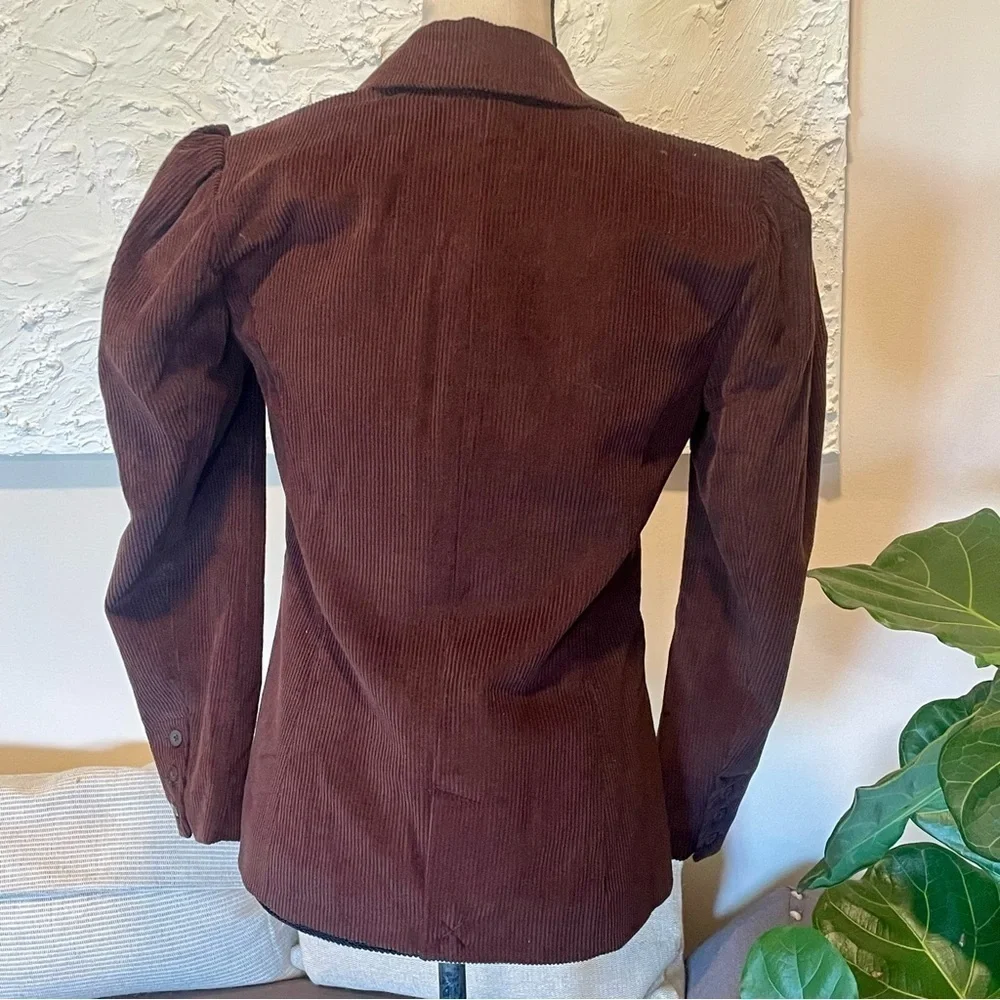 Blank NYC Women's Brown Corduroy Blazer Jacket Size XS $128